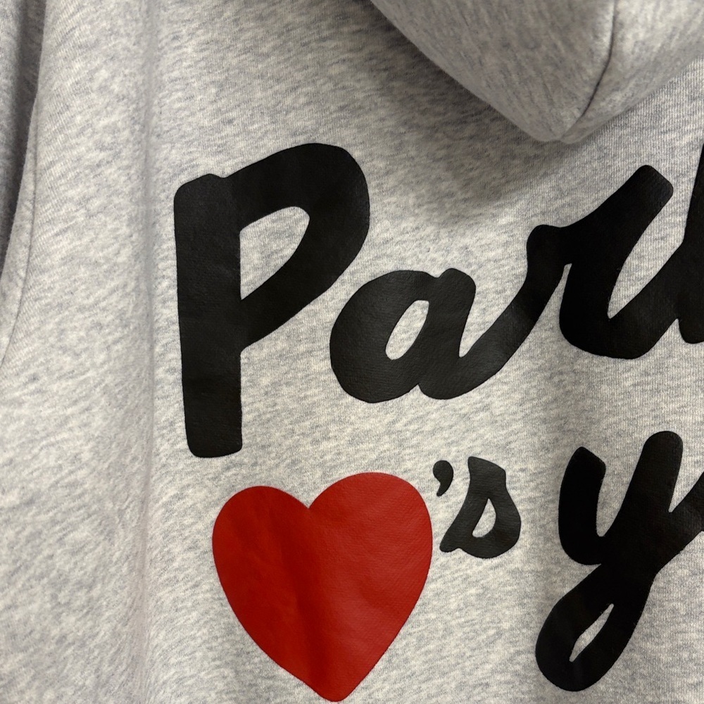 Parke Loves You Hoodie ~ L/XL ~ Classic Grey - Picture 5 of 16